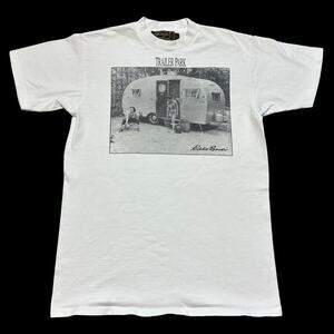 RARE 90s Eddie Bauer Trailer Park Graphic Tee USA Made Single Stitch Sz S